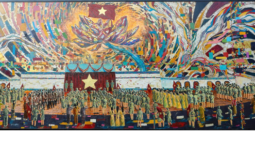 Tác phẩm “Bác Hồ đọc Tuyên ngôn Độc lập” xác lập Kỷ lục Guinness Thế giới